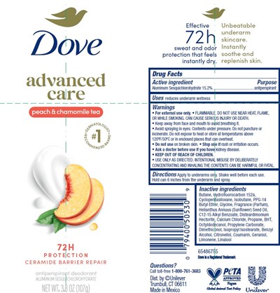 Artwork (Dove Advanced Care Peach And Chamomile Tea Antiperspirant Deodorant   Artwork)
